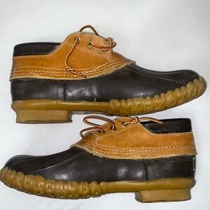 LL Bean Duck Boots short sz M7